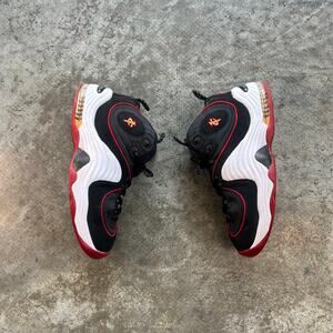 Nike Air Penny 2 II Miami Heat Black White Red 333886-002 Men's Size 10.5 2016